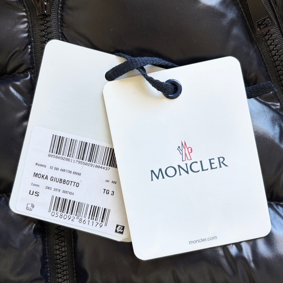 Moncler Puffer Down Long Jacket- Black - Picture 10 of 15